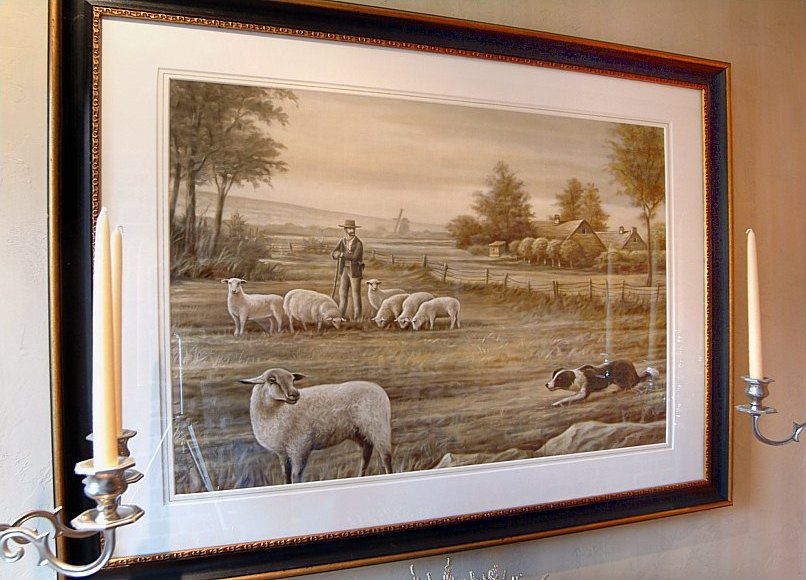 Zonder commentaar, het kunstwerk spreekt voor zich... border colli